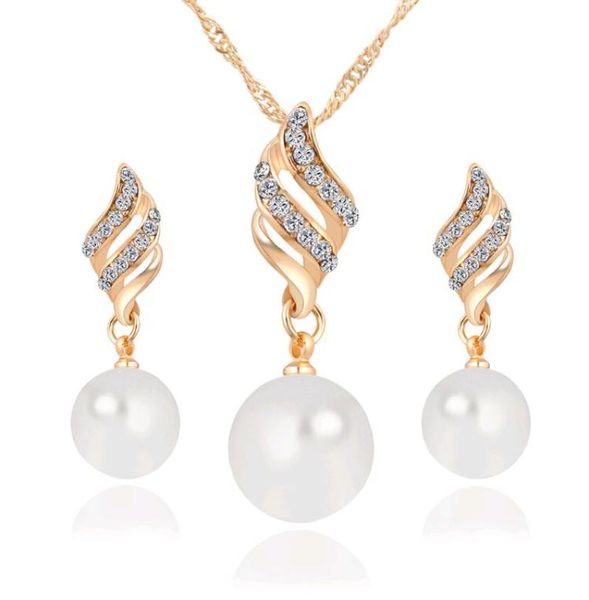 whole pearls necklace earring jewelry sets for wedding engagement party spiral diamond flower pendant earrings china factory d3330008, Silver
whole pearls necklace earring jewelry sets for wedding engagement party spiral diamond flower pendant earrings china factory d3330008, Silver