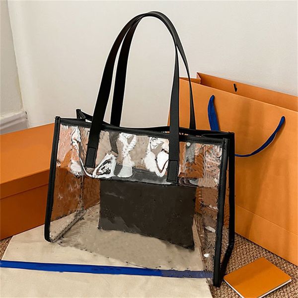 designer jelly bags 2 piece set fashion transparent tote bags luxury women pvc large capacity package versatile summer shopping bag 30cm
designer jelly bags 2 piece set fashion transparent tote bags luxury women pvc large capacity package versatile summer shopping bag 30cm