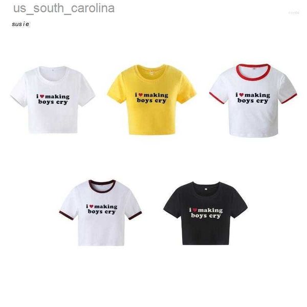 camis women's t shirts x7ya summer letter print crop tank-cutout short sleeve t-shirt round neck slim fit for women girl teen l230522, White
camis women's t shirts x7ya summer letter print crop tank-cutout short sleeve t-shirt round neck slim fit for women girl teen l230522, White