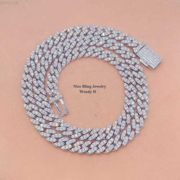sell drop shipping wholesale price 1row round corner s925 iced out vvs diamond hip hop 8mm moissanite cuban link chain, Silver
sell drop shipping wholesale price 1row round corner s925 iced out vvs diamond hip hop 8mm moissanite cuban link chain, Silver
