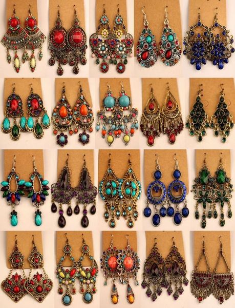 retro earrings vintage tibetan silverbronze resin gem diamond earrings folk style jewelry mixed 20 style 20pairslot1050714, Silver
retro earrings vintage tibetan silverbronze resin gem diamond earrings folk style jewelry mixed 20 style 20pairslot1050714, Silver