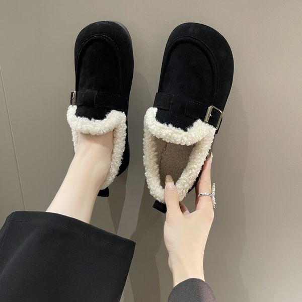 winter new 2022 plush flat anti-skid pregnant women shoes slip on loafer shoes beans shoes women comfortable light flat shoes, Black
winter new 2022 plush flat anti-skid pregnant women shoes slip on loafer shoes beans shoes women comfortable light flat shoes, Black