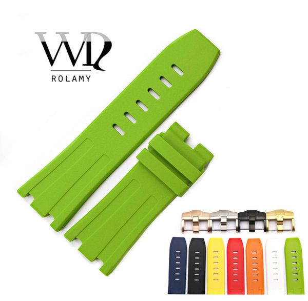 rolamy 28mm whole waterproof silicone rubber replacement wrist watchband strap belt with buckle for royal oak offshore 2207049680221, Black;brown
rolamy 28mm whole waterproof silicone rubber replacement wrist watchband strap belt with buckle for royal oak offshore 2207049680221, Black;brown