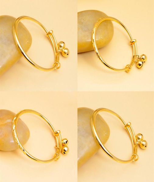 europe and america new fashion design children jewelry 24k yellow gold bell bangles for babies kids children nice gift9450765, Black
europe and america new fashion design children jewelry 24k yellow gold bell bangles for babies kids children nice gift9450765, Black
