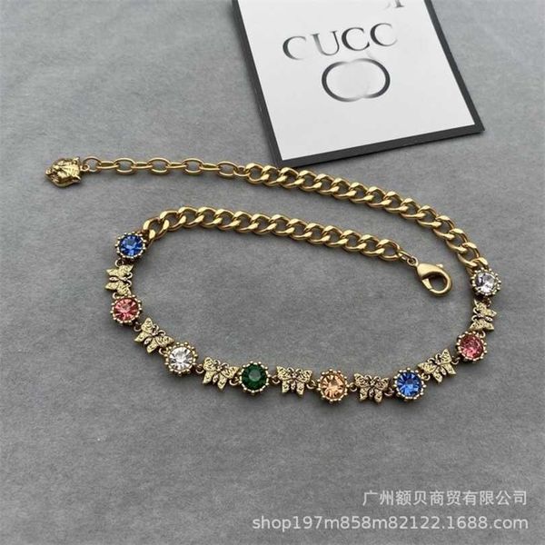 new 2023 designer jewelry bracelet necklace ring ancient color diamond butterfly street shooting idol net red with style ol temperament fema, Silver
new 2023 designer jewelry bracelet necklace ring ancient color diamond butterfly street shooting idol net red with style ol temperament fema, Silver