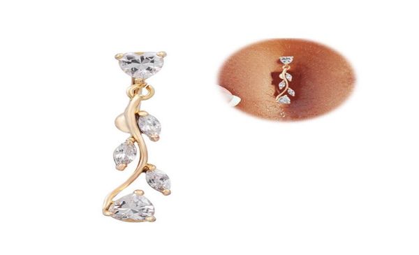 stainless steel navel flesh bell button rings for women leaf cubic zircon belly piercing for woman8814227, Silver
stainless steel navel flesh bell button rings for women leaf cubic zircon belly piercing for woman8814227, Silver