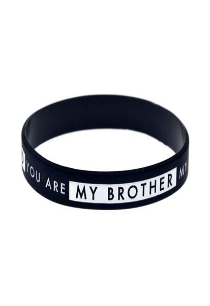 1pc you are my brother you are not my friend silicone rubber wristband size 2 colors8046352, Black
1pc you are my brother you are not my friend silicone rubber wristband size 2 colors8046352, Black