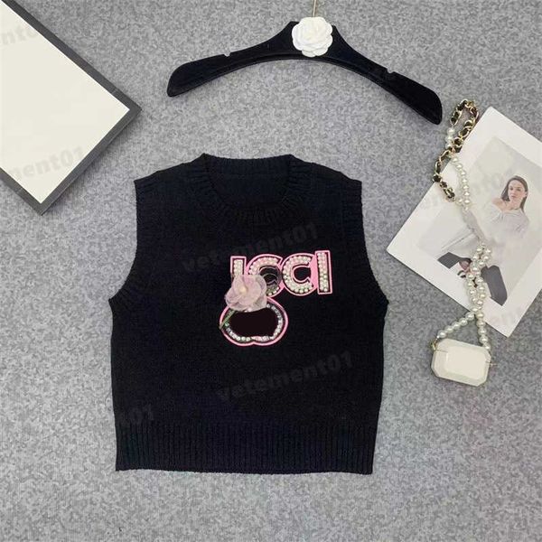 womens tank luxury designer knit tees letter pattern logo print knitwear sleeveless vest womens clothes european and american fashion 0912, White
womens tank luxury designer knit tees letter pattern logo print knitwear sleeveless vest womens clothes european and american fashion 0912, White