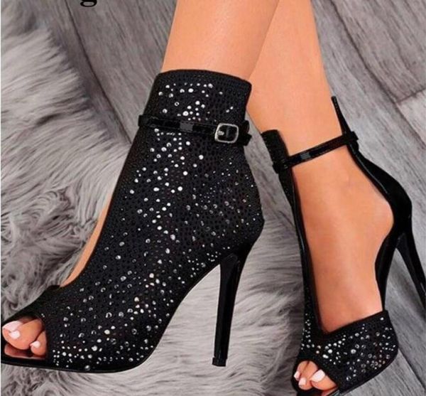 fashion black diamond rhinestone sandals ankle summer booties high heeled summer sandals3456161
fashion black diamond rhinestone sandals ankle summer booties high heeled summer sandals3456161