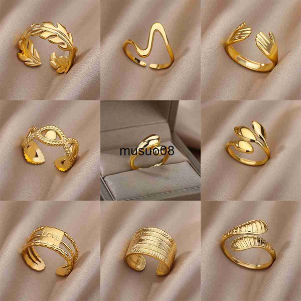 band rings stainless steel rings for women men gold color engagement wedding party ring female male finger jewelry gift 2023 j230602, Silver
band rings stainless steel rings for women men gold color engagement wedding party ring female male finger jewelry gift 2023 j230602, Silver