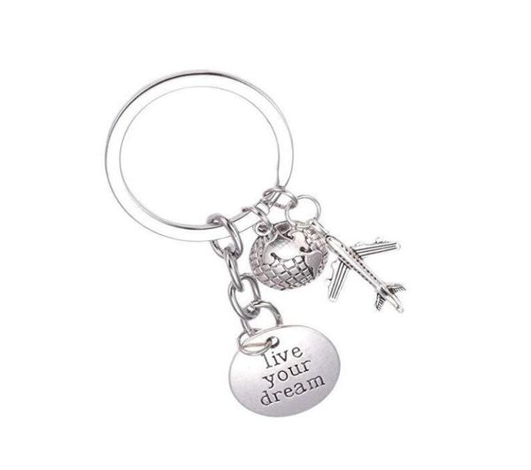 new live your dream pilot dream keychain airplane passport honeymoon travel keychain creative backpack pendant 4065079333, Slivery;golden
new live your dream pilot dream keychain airplane passport honeymoon travel keychain creative backpack pendant 4065079333, Slivery;golden