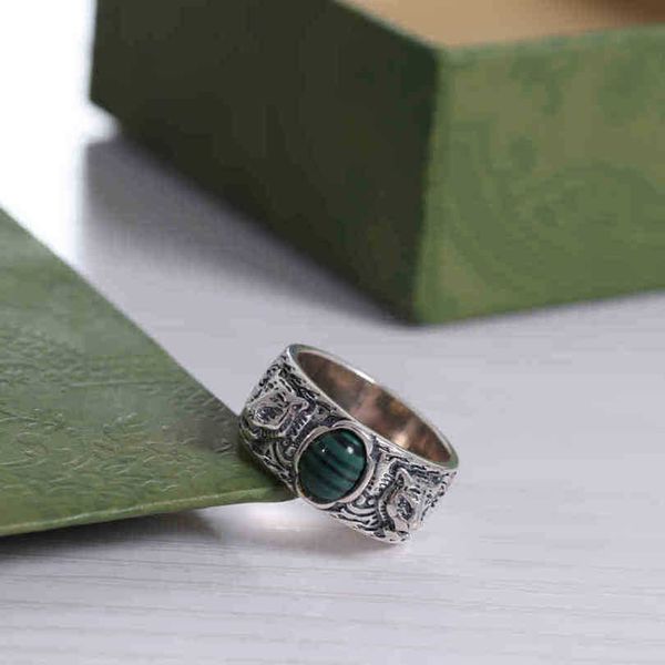 new 2023 designer jewelry bracelet necklace ring sj. interlocking head malachite ring men's women's same wide used ringnew jewelle, Silver
new 2023 designer jewelry bracelet necklace ring sj. interlocking head malachite ring men's women's same wide used ringnew jewelle, Silver