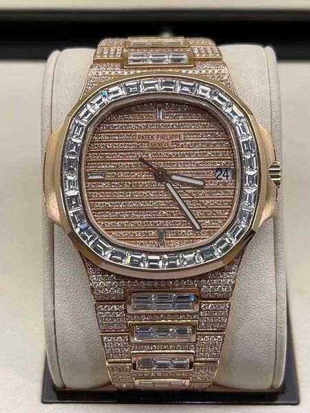 diamond luminous wrist watches patas 40mm*8.3mm 3k 5711 brown men's iced out bezel gift phippe, Slivery;brown
diamond luminous wrist watches patas 40mm*8.3mm 3k 5711 brown men's iced out bezel gift phippe, Slivery;brown