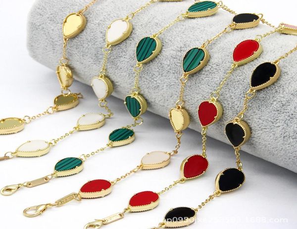 selling women style double side rainbow shell tear drop charm bracelet jewelry whole5286075, Golden;silver
selling women style double side rainbow shell tear drop charm bracelet jewelry whole5286075, Golden;silver