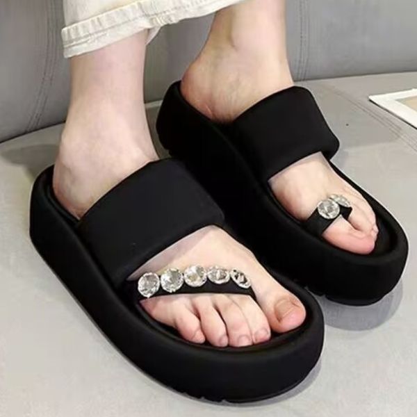 2023 new shoes for women basic womens slippers summer outdoor walking shoes female round toe shoes ladies platform slippers, Black
2023 new shoes for women basic womens slippers summer outdoor walking shoes female round toe shoes ladies platform slippers, Black