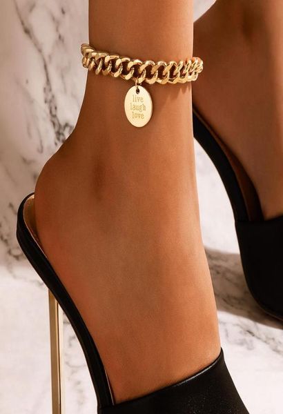 anklets punk gold color thick chain single layer for women simple letter geometry alloy metal jewelry accessories 197623609152, Red;blue
anklets punk gold color thick chain single layer for women simple letter geometry alloy metal jewelry accessories 197623609152, Red;blue