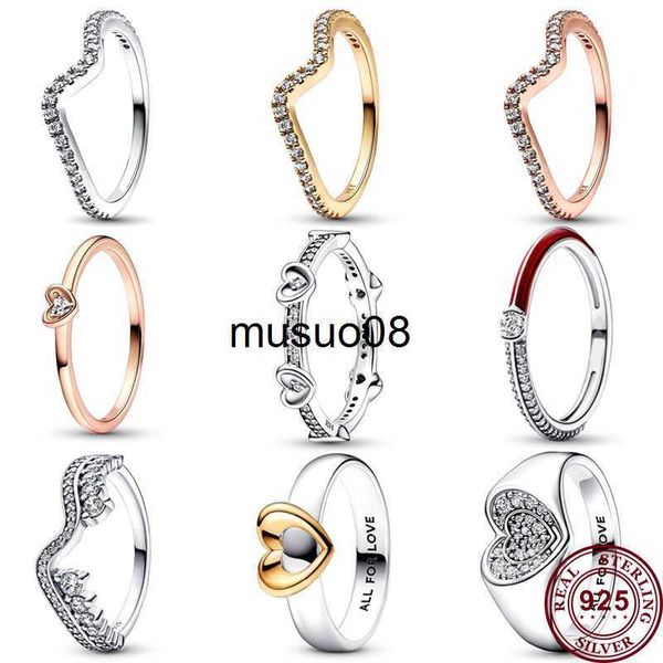band rings 2023 new 925 sterling silver eternal heart sliding asymmetrical shining wave ring women's original fashion diy charm jewelry
band rings 2023 new 925 sterling silver eternal heart sliding asymmetrical shining wave ring women's original fashion diy charm jewelry