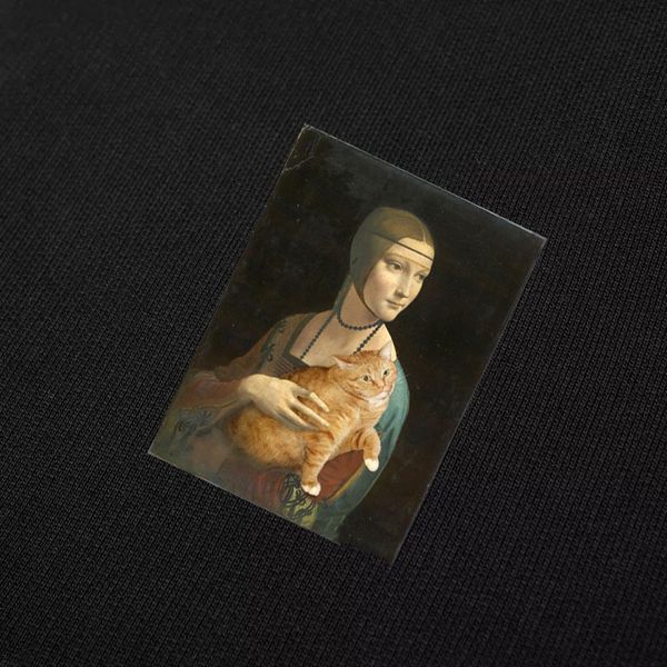 mens luxury tshirts designers comfort t shirt fashion t shirts creative da vinci oil painting art cat creation famous painting round neck sh, White;black
mens luxury tshirts designers comfort t shirt fashion t shirts creative da vinci oil painting art cat creation famous painting round neck sh, White;black