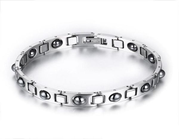 mens energy silver stainless steel silver hematite magnetic therapy power bracelet health wristband magnetic bracelet mens8775960, Black
mens energy silver stainless steel silver hematite magnetic therapy power bracelet health wristband magnetic bracelet mens8775960, Black