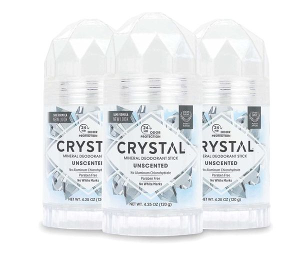 rystal mineral deodorant stick - non aromatic body deodorant, 24 hour odor protection, non staining, non sticky, aluminum chloride and p-hyd
rystal mineral deodorant stick - non aromatic body deodorant, 24 hour odor protection, non staining, non sticky, aluminum chloride and p-hyd