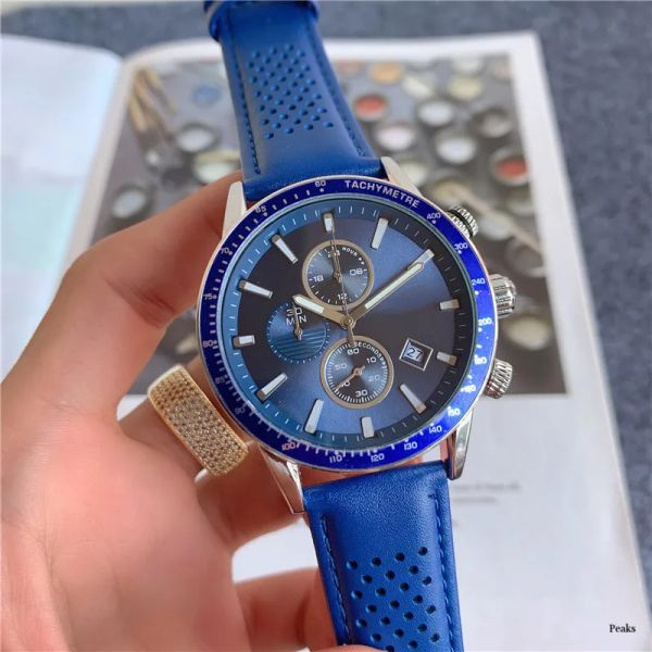 mens watch leather strap all dial work wristwatches chronograph quartz watches sport militray wristwatch waterproof montre de luxe father�, Slivery;brown
mens watch leather strap all dial work wristwatches chronograph quartz watches sport militray wristwatch waterproof montre de luxe father�, Slivery;brown