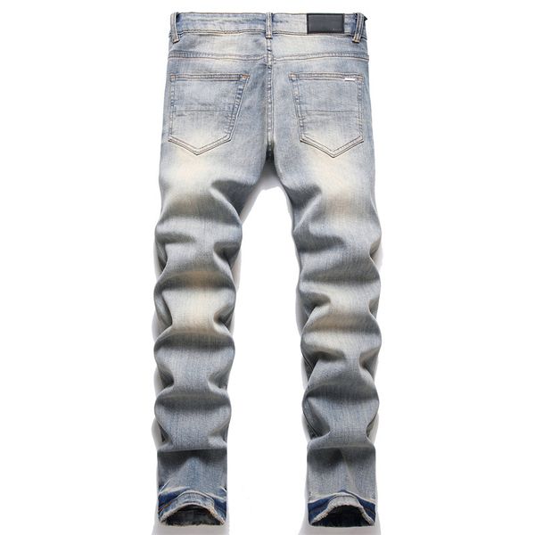 jeans mens designer jeans for mens pants man white black rock revival jeans biker pants man pant broken hole embroidery hip hop denim pants, Blue
jeans mens designer jeans for mens pants man white black rock revival jeans biker pants man pant broken hole embroidery hip hop denim pants, Blue