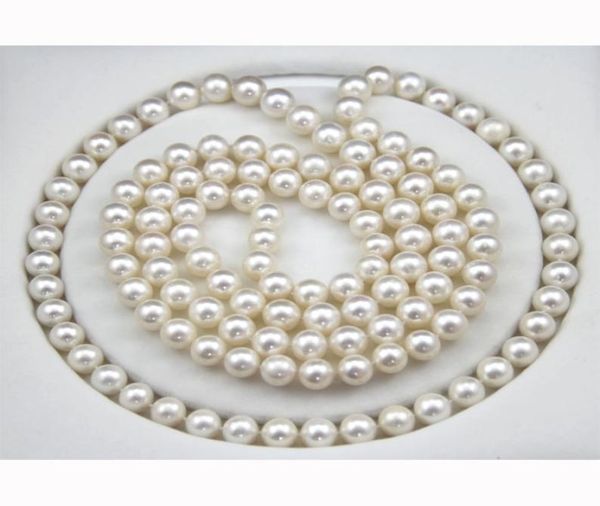 100 natural pearl necklace round white sweater chain 910mm fine jewelry 925 silver clasp 130cm4528263
100 natural pearl necklace round white sweater chain 910mm fine jewelry 925 silver clasp 130cm4528263