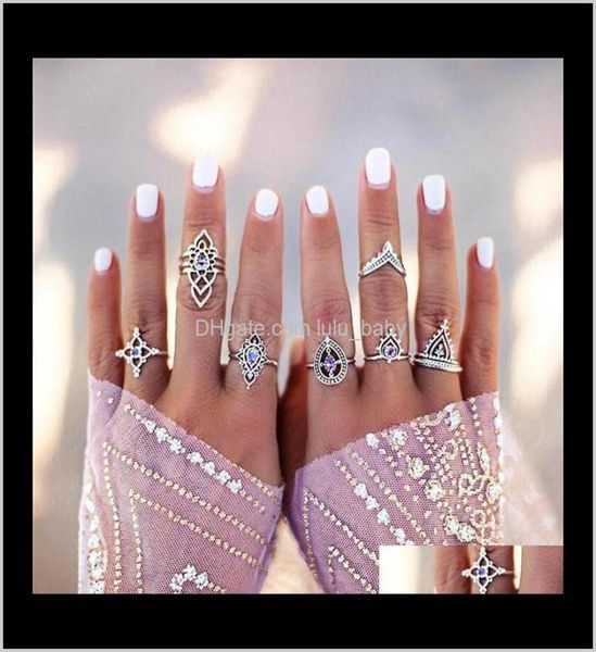 band jewelryvintage purple crystal hollow flower midi finger rings set 7pc mix style antique sier knuckle fashion stacking ring ha2078109, Silver
band jewelryvintage purple crystal hollow flower midi finger rings set 7pc mix style antique sier knuckle fashion stacking ring ha2078109, Silver