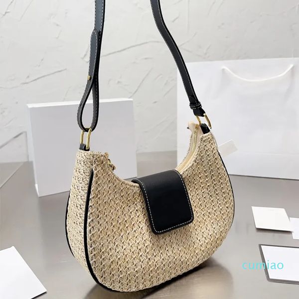 2023-armpit shoulder bag summer straw handbags fashion beach travel woven leather crossbody purse flap zipper metal hardware adjustable stra
2023-armpit shoulder bag summer straw handbags fashion beach travel woven leather crossbody purse flap zipper metal hardware adjustable stra