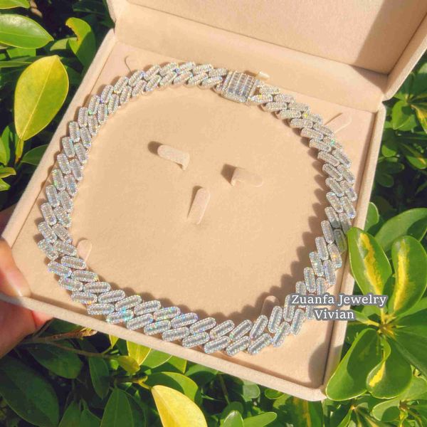 hip hop bling jewelry sterling silver s925 flawless d color vvs baguette moissanite men cuban link chain necklace
hip hop bling jewelry sterling silver s925 flawless d color vvs baguette moissanite men cuban link chain necklace