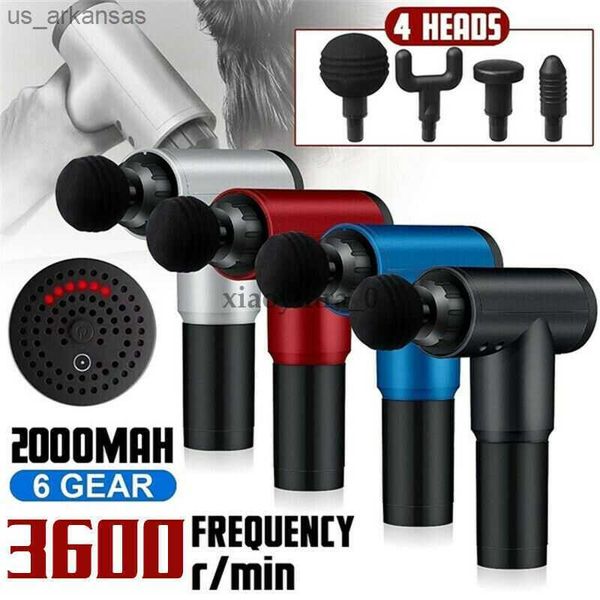 massage gun deep tissue percussion massager muscle vibrating relaxing w/ 4 heads l230523
massage gun deep tissue percussion massager muscle vibrating relaxing w/ 4 heads l230523