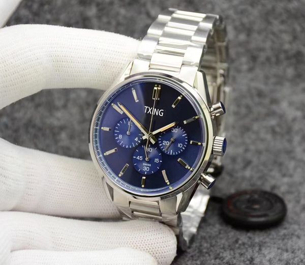 taaag 42mm sapphire glass men's designer watches 316 all steel quartz watches men's casual sports waterproof watches, Slivery;brown
taaag 42mm sapphire glass men's designer watches 316 all steel quartz watches men's casual sports waterproof watches, Slivery;brown