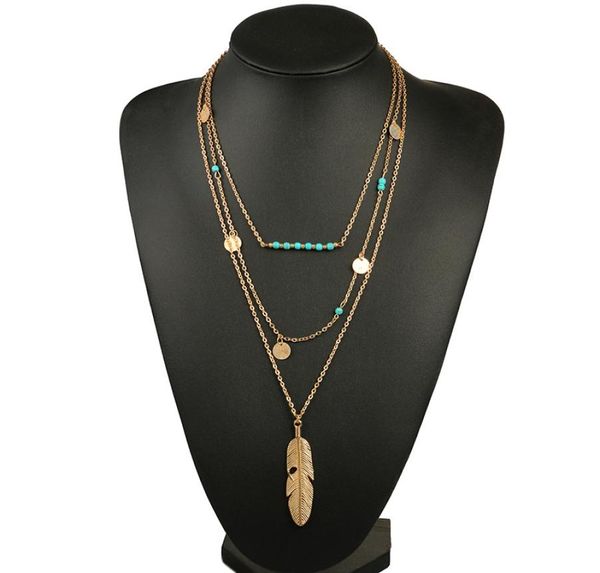 women necklace feather statement necklaces pendants vintage jewelry multi layers long necklace women nl5793169294, Silver
women necklace feather statement necklaces pendants vintage jewelry multi layers long necklace women nl5793169294, Silver