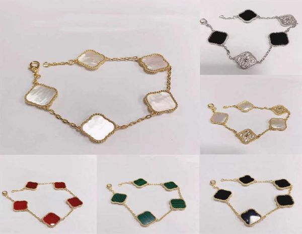 charm bracelets 925 silver designer lucky elegant charm bracelet cleef fashion vintage 5 motifs bracelets clover leaf necklace lux2215817, Golden;silver
charm bracelets 925 silver designer lucky elegant charm bracelet cleef fashion vintage 5 motifs bracelets clover leaf necklace lux2215817, Golden;silver