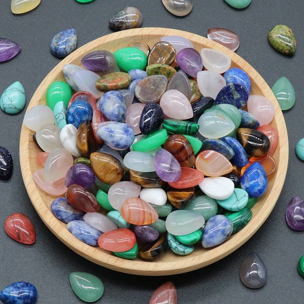 natural stone 10x14mm water drop amethyst rose quartz flat base for earrings necklace ring jewelry making, Black
natural stone 10x14mm water drop amethyst rose quartz flat base for earrings necklace ring jewelry making, Black