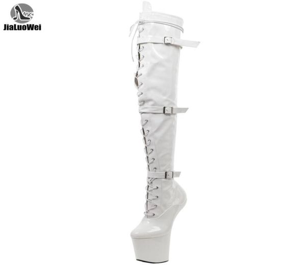 jialuowei high leg boots lace up extreme high heel fetish heelless horse stallion hoof sole over knee boots crotch high boots y2001650694, Black
jialuowei high leg boots lace up extreme high heel fetish heelless horse stallion hoof sole over knee boots crotch high boots y2001650694, Black