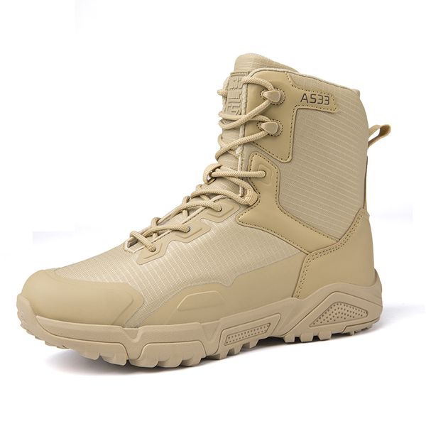 mens army combat boots breathable lace-up desert boots outdoor tactical hiking shoes men military boots safety work shoes, Black
mens army combat boots breathable lace-up desert boots outdoor tactical hiking shoes men military boots safety work shoes, Black