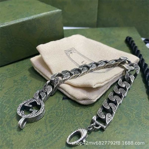 new 2023 designer jewelry necklace ring ancient twist bracelet made old engraving couple pattern bracelet tide card men women, Black
new 2023 designer jewelry necklace ring ancient twist bracelet made old engraving couple pattern bracelet tide card men women, Black