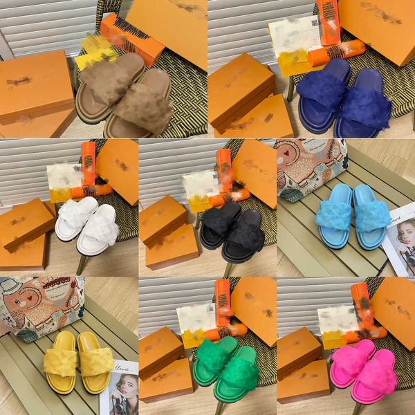 2023ss designers pool pillow women sandals slipper side sunset flat comfort mules padded front strap slippers fashionable easy-to-wear embos, Black
2023ss designers pool pillow women sandals slipper side sunset flat comfort mules padded front strap slippers fashionable easy-to-wear embos, Black