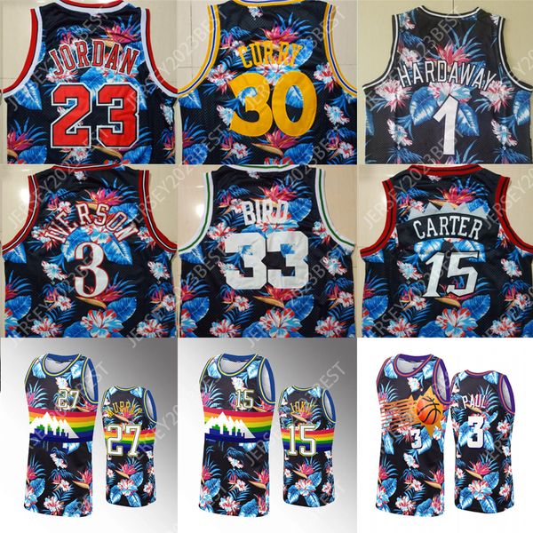 custom black floral fashion classics 15 jokic 27 murray 3 iverson 30 curry 1 hardaway 33 bird 3 paul 15 carter men women youth basketball je, Black;red
custom black floral fashion classics 15 jokic 27 murray 3 iverson 30 curry 1 hardaway 33 bird 3 paul 15 carter men women youth basketball je, Black;red
