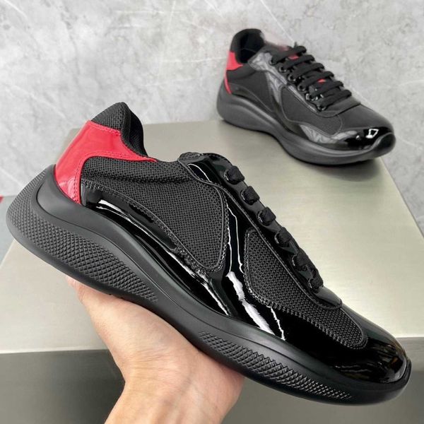 men's patent leather technology mesh b22 casual sports shoes with panel design lightweight rubber outsole pra breathable fabric lining, Black
men's patent leather technology mesh b22 casual sports shoes with panel design lightweight rubber outsole pra breathable fabric lining, Black