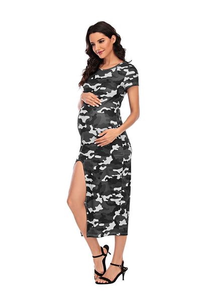 maternity dresses military camouflage open fork long dress spring summer cotton maternity clothing g220602, White
maternity dresses military camouflage open fork long dress spring summer cotton maternity clothing g220602, White