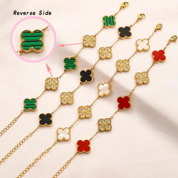 elegant fashion 4/four leaf clover bracelets bangle chain designer jewelry for women chain bracelets wedding gift 18k gold plated no box, Golden;silver
elegant fashion 4/four leaf clover bracelets bangle chain designer jewelry for women chain bracelets wedding gift 18k gold plated no box, Golden;silver
