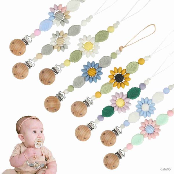 pacifiers# 1pcs baby flowers pacifier chain silicone teether wooden clip holder infant toys teething soother toddler supplies
pacifiers# 1pcs baby flowers pacifier chain silicone teether wooden clip holder infant toys teething soother toddler supplies