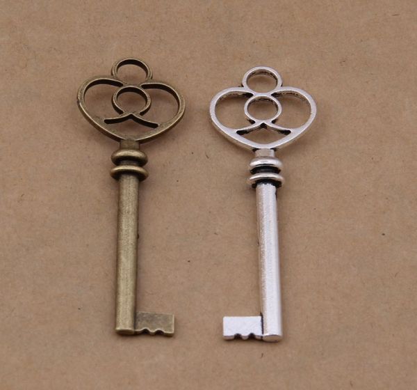 50pcslot charms for jewelry making findings handmade diy craft antique bronze color big key pendant8673014, Bronze;silver
50pcslot charms for jewelry making findings handmade diy craft antique bronze color big key pendant8673014, Bronze;silver