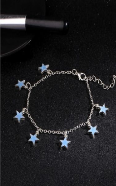 luminous star tassel ankle bracelet silver glow in the dark anklet chain yoga dancing foot bracelets ankle bracelets7896520, Red;blue
luminous star tassel ankle bracelet silver glow in the dark anklet chain yoga dancing foot bracelets ankle bracelets7896520, Red;blue