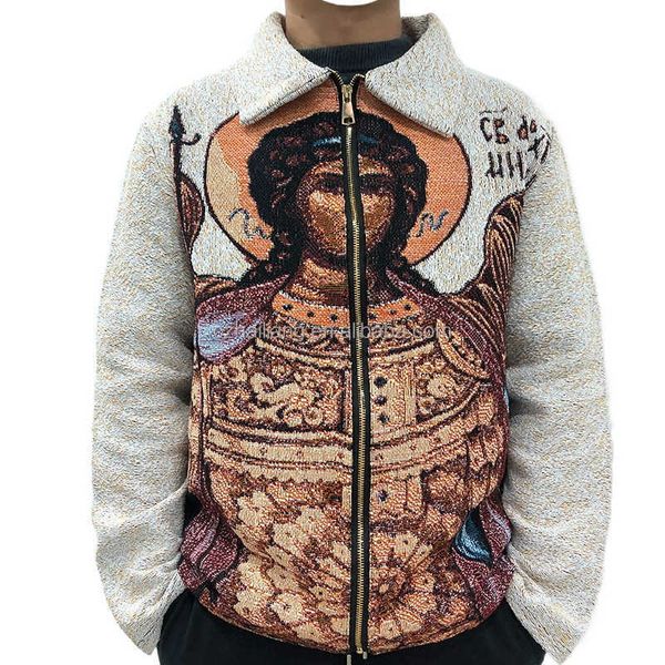 tapestry zip custom up jackets plus size men's designer coats outdoor mens streetwear clothing bombers jacket for men stylish hma, Black;brown
tapestry zip custom up jackets plus size men's designer coats outdoor mens streetwear clothing bombers jacket for men stylish hma, Black;brown