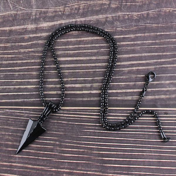pendant necklaces men's nordic odin myth black long necklace with arrow pendant jewelry chain hip hop punk rock christmas halloween gif, Silver
pendant necklaces men's nordic odin myth black long necklace with arrow pendant jewelry chain hip hop punk rock christmas halloween gif, Silver