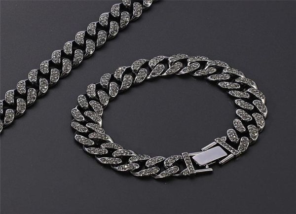 13mm hip hop miami curb cuban chain bracelets black iced out rhinestones bracelet male cz bling dj rapper men jewelry whole ch6867200, Golden;silver
13mm hip hop miami curb cuban chain bracelets black iced out rhinestones bracelet male cz bling dj rapper men jewelry whole ch6867200, Golden;silver