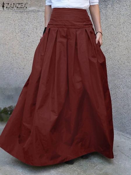 dresses zanzea fashion women maxi skirts summer high waist solid long skirt jupe vintage casual loose faldas saia robe femme party skirt, Black;gray
dresses zanzea fashion women maxi skirts summer high waist solid long skirt jupe vintage casual loose faldas saia robe femme party skirt, Black;gray